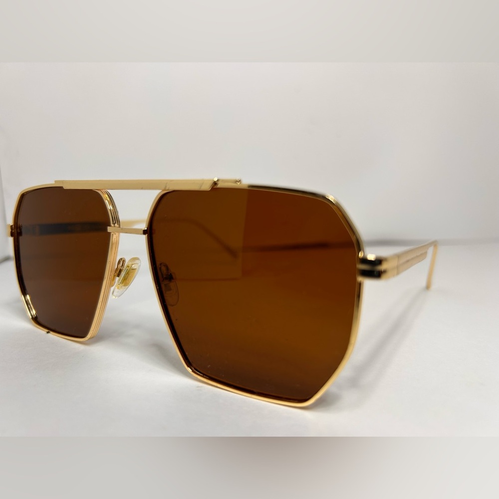 Sojos Women’s Gold Wire Frame Sunglasses. UV400 60[]14-145